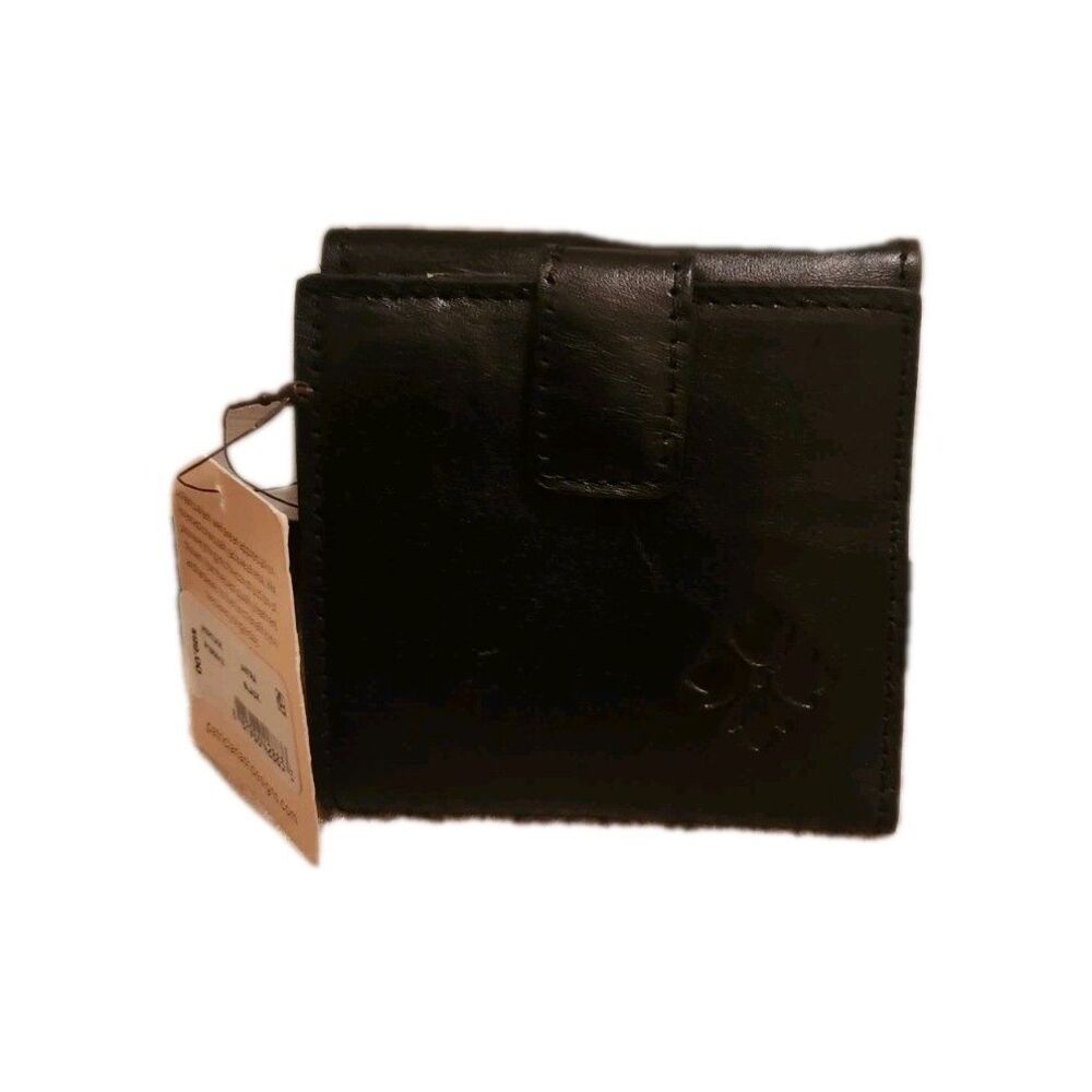 NWT Patricia Nash Astra Caribbean Bifold Wallet Black